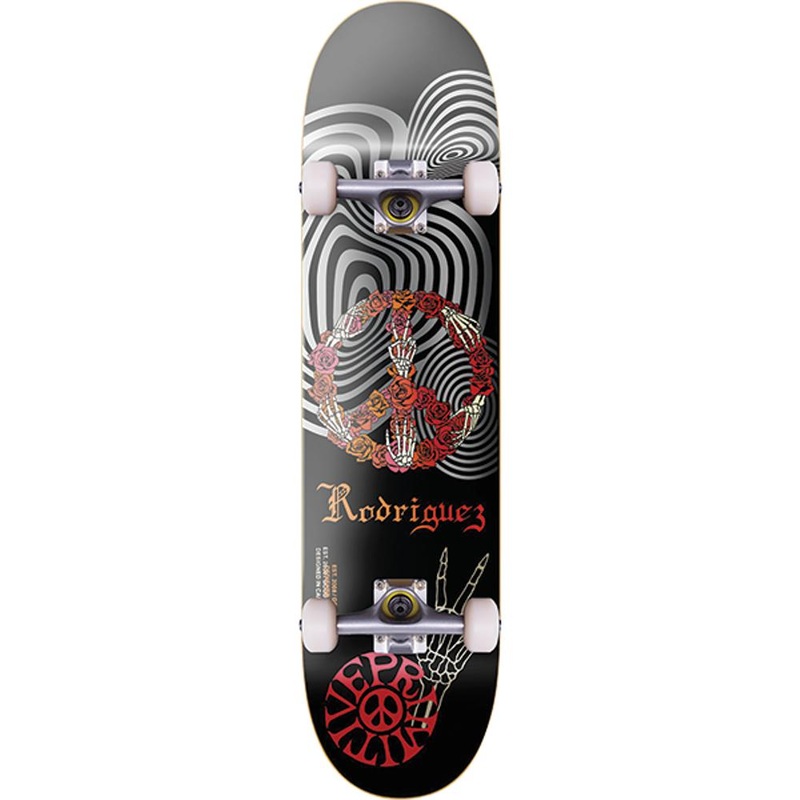 Primitive Rodriguez Gfl Black 8.0″ Complete Skateboard. Complete