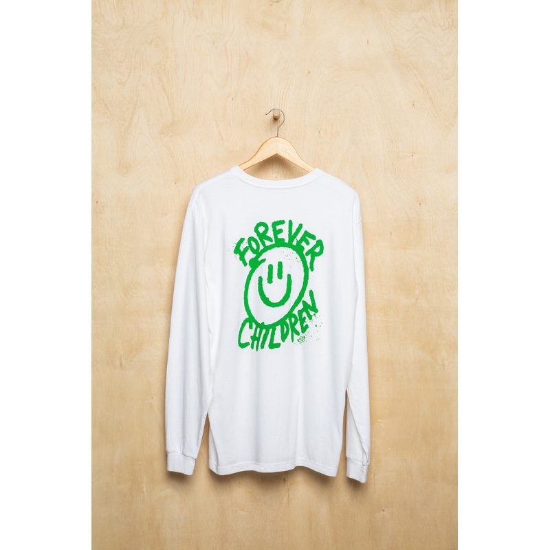 Relapse Longsleeve Tee Small White