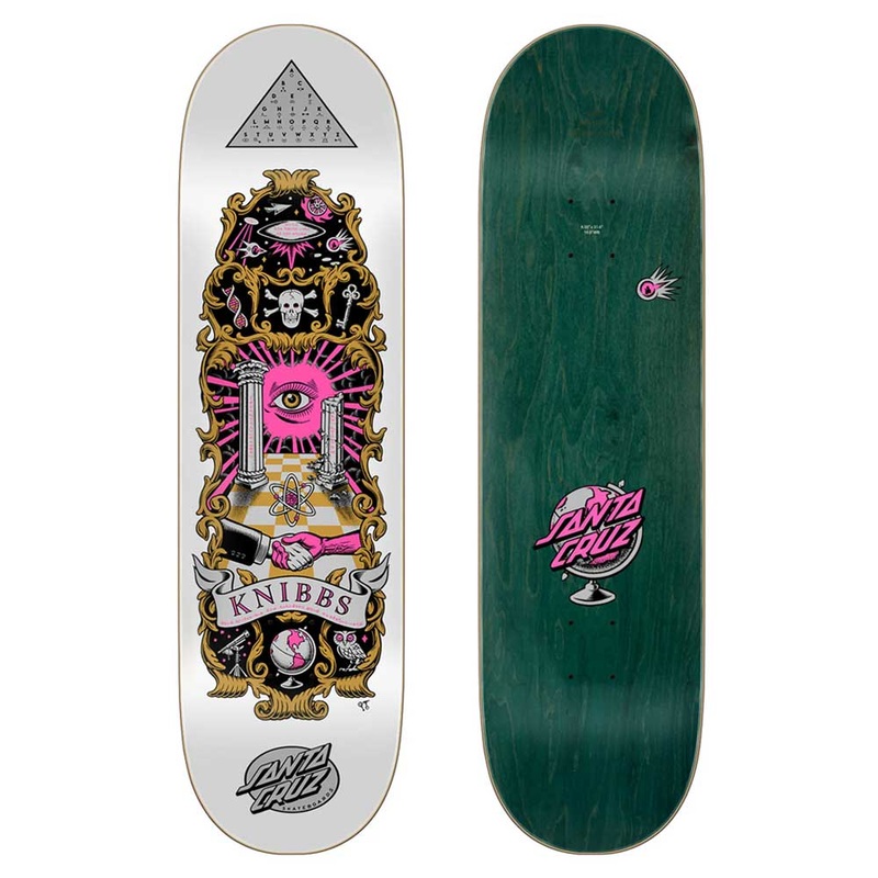 Santa Cruz Knibbs Cryptic Pro Skateboard Deck 8.5″ Deck Only 8.5