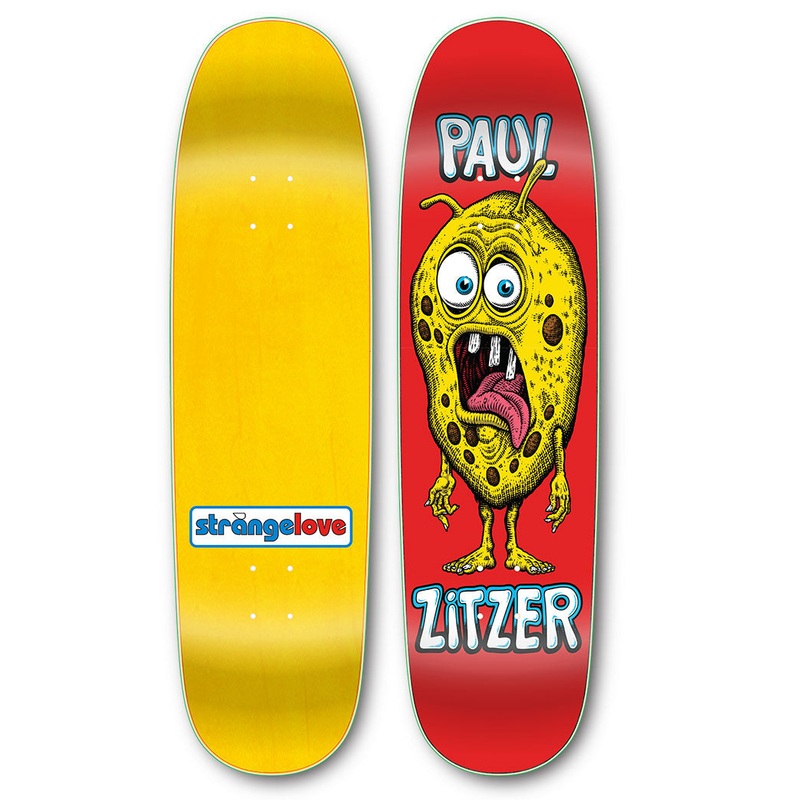 STRANGELOVE PAUL ZITZER 8.75″ SCREENED SKATEBOARD DECK
