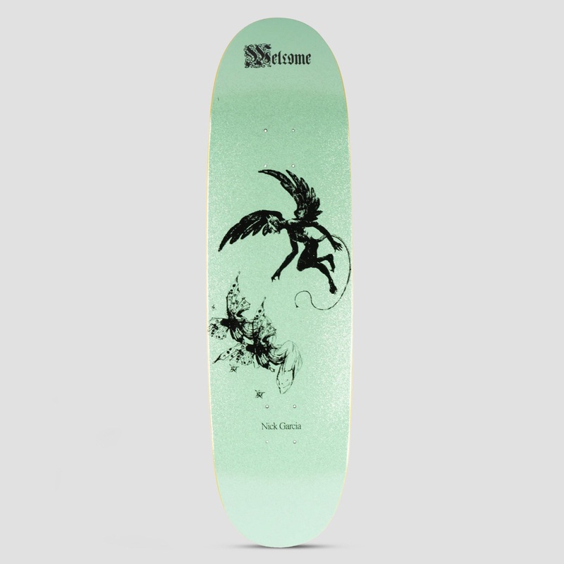 Welcome 8.8 Paradox Nick Garcia Pro Model on Son of Boline Skateboard Deck Mint Glitter