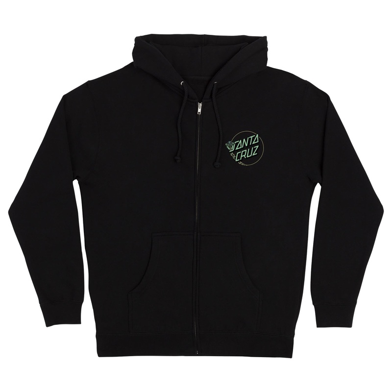 Winkowski Dope Planet 2 Mens Santa Cruz Zip Hoodie Black S
