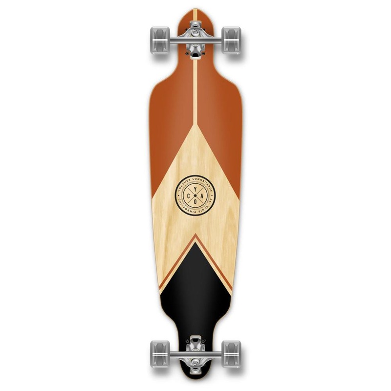 Yocaher 41″ Mountain Drop Through Longboard Complete – Earth Series Complete