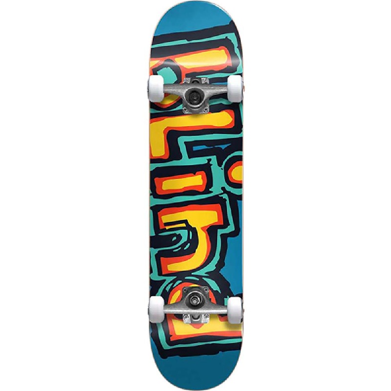 Blind Matte OG Logo Bright Red/Teal 7.75″ Skateboard Complete
