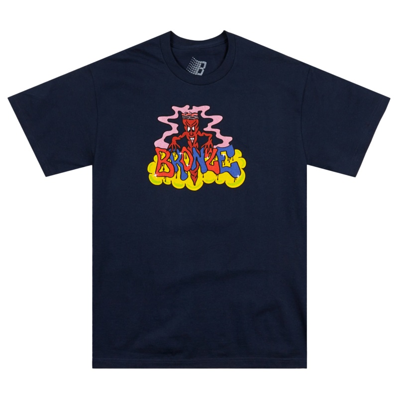 Bronze 56k Mr. Blunt Tee Navy MD
