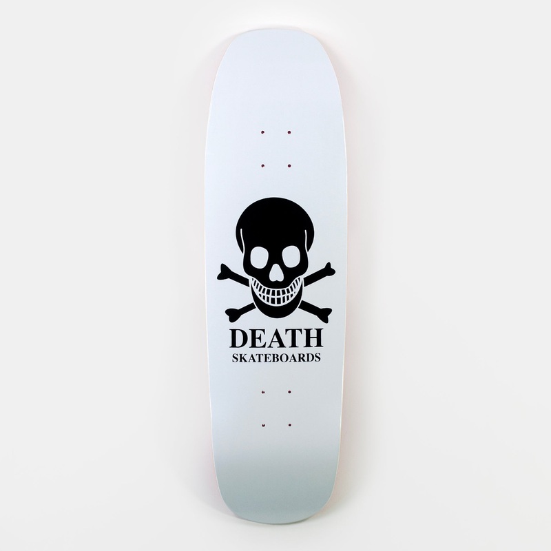 Death 9″ OG Skull Pool Deck – White 9″ Shaped