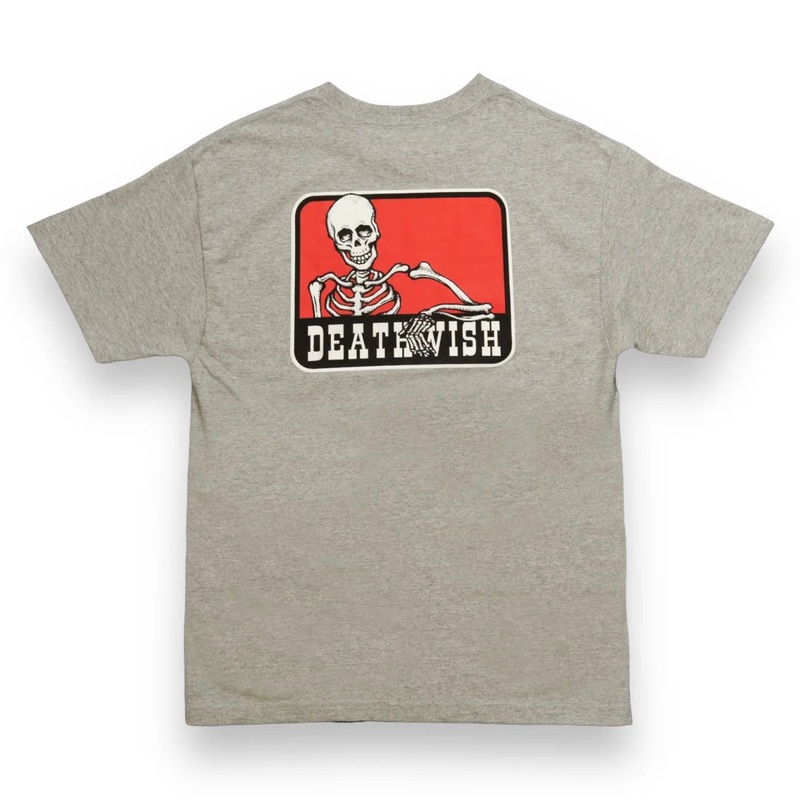 DEATHWISH BENNY T SHIRT HEATHER GREY S