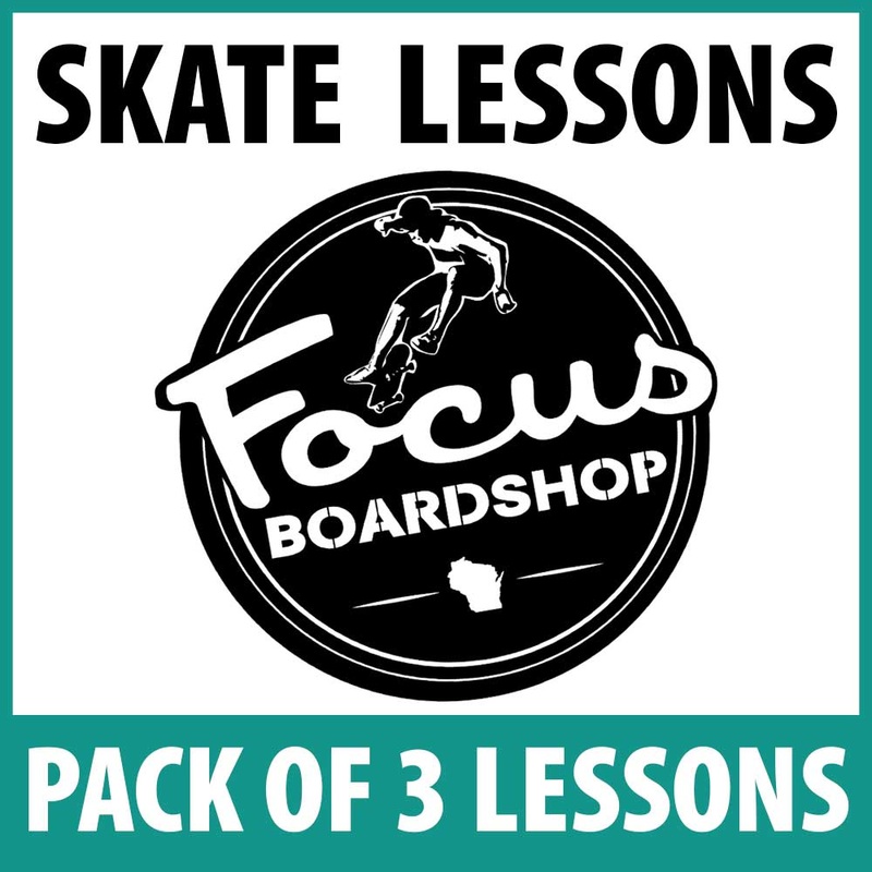 Focus Boardshop One-on-One Skateboard Lessons –  3 Pack 1 Skater