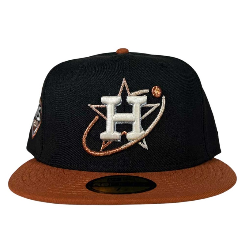 Harvest Black Space City Houston Astros New Era Hat 5950 Fitted designed by Whatafitted 5950 Day 6 7/8