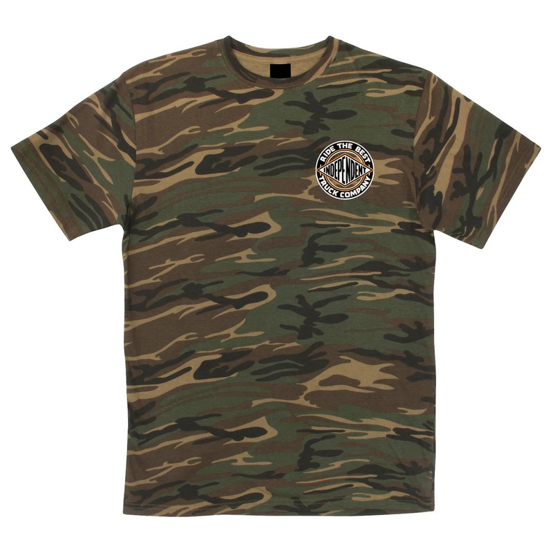 Independent Trucks “BTG Summit- Military Camo” Shirt Small