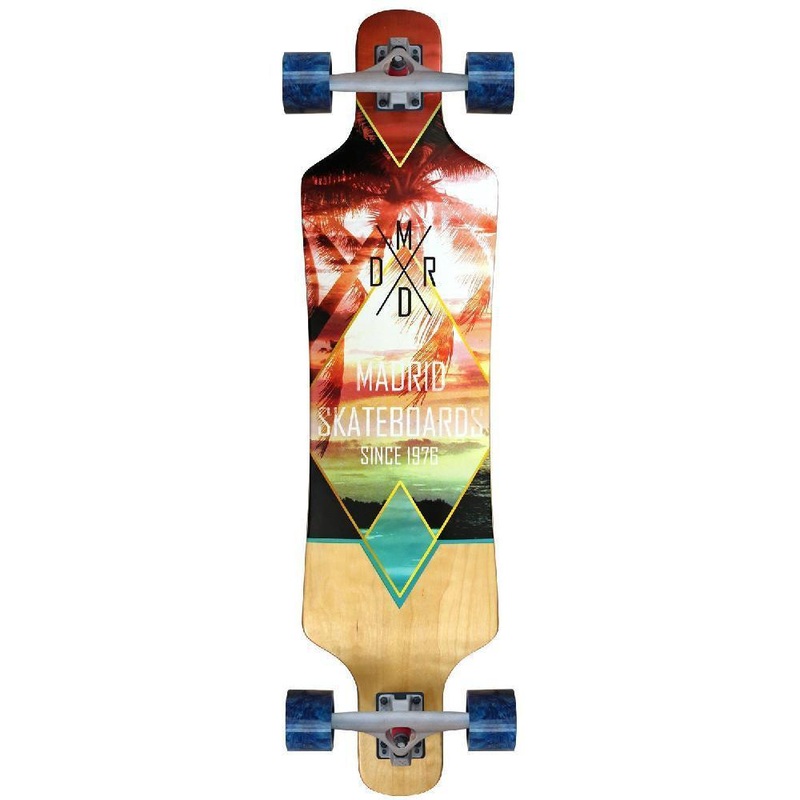 Madrid Spade 39″ Mirage Top Mount Longboard Complete