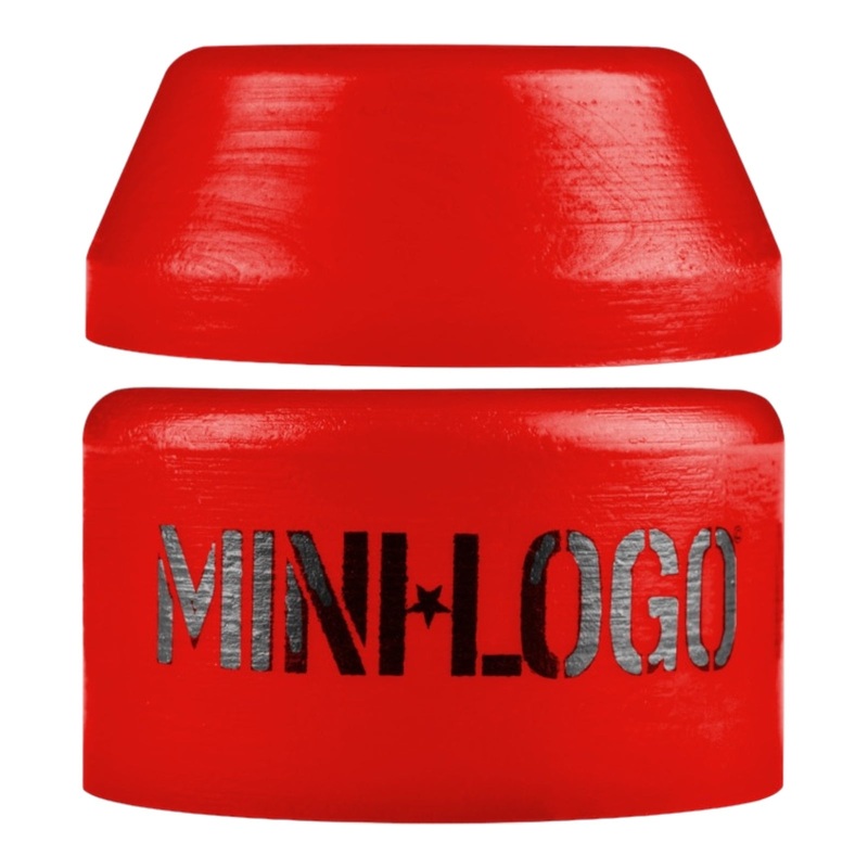 Mini Logo Hard Bushings Single 100a Red 100a