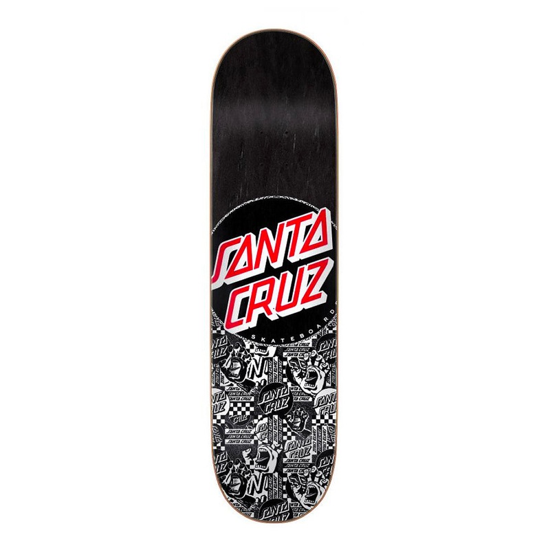 Santa Cruz – 8.125″ Deck – Filler College Dot – Black