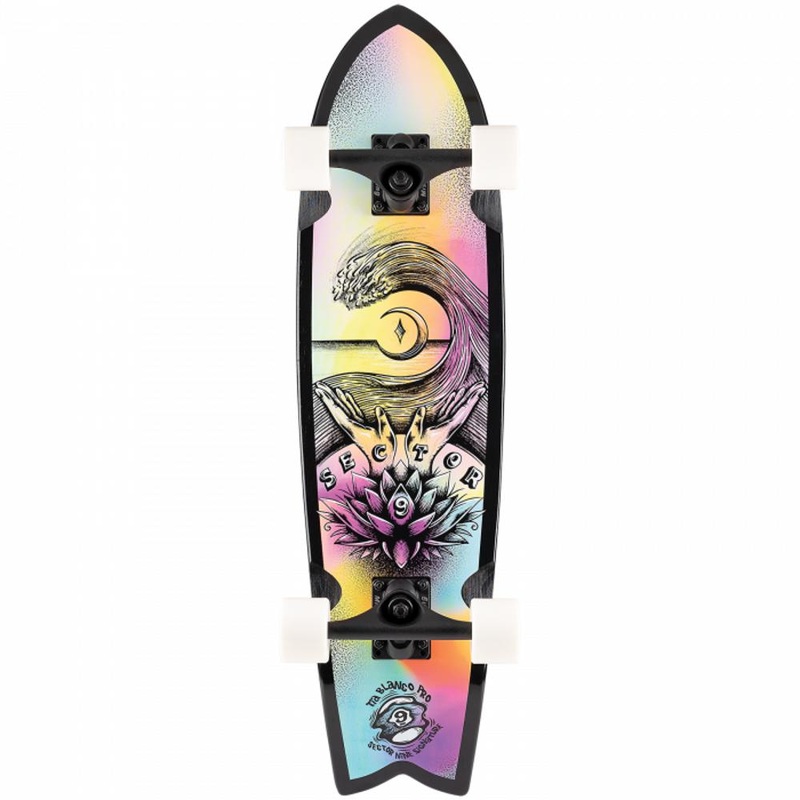 Sector 9 Tia Pro Zen 30.5″ Double Kick Cruiser Longboard Complete
