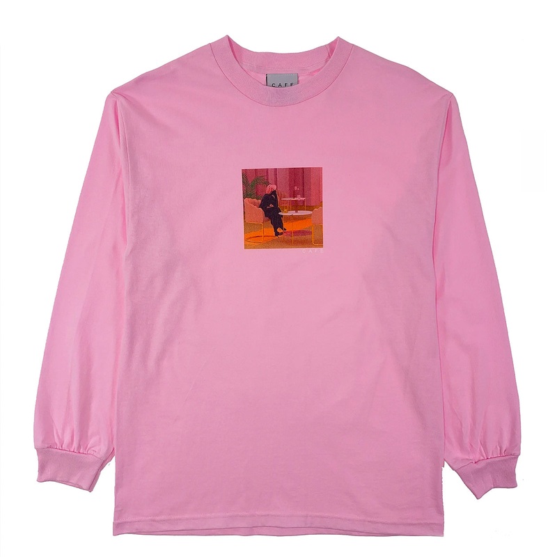 Skateboard Cafe – Unexpected Beauty Long Sleeve T Shirt – Pink S