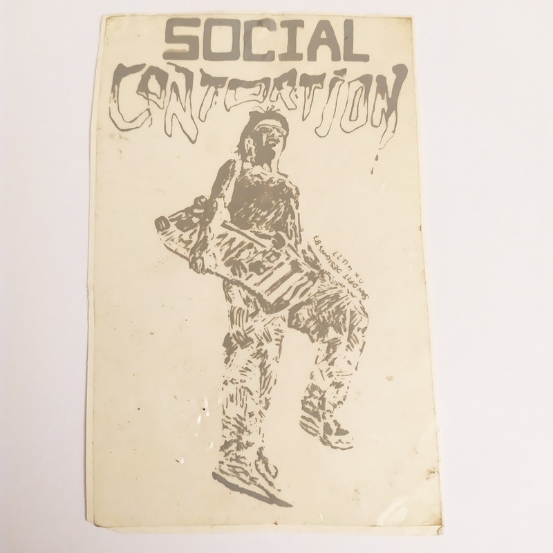 Social Contortion Old School Skateboarding Sticker