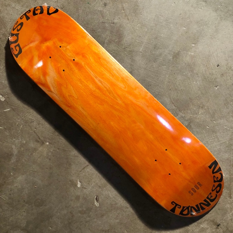Sour Solution Skateboards – Gustav Tonnesen Orange Wood Deck – 8.25″