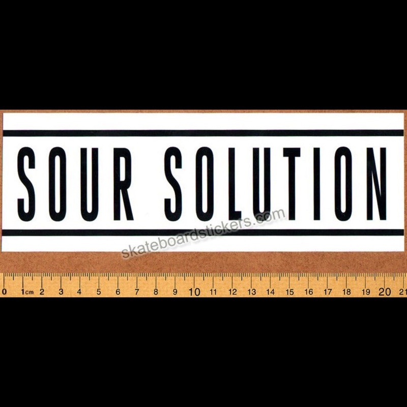 Sour Solution Skateboards Skateboard Sticker – Bumper Sticker