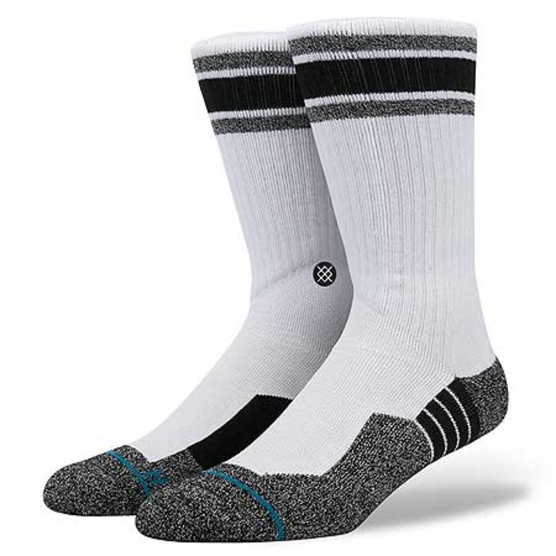 Stance River Styx Crew Socks White Large