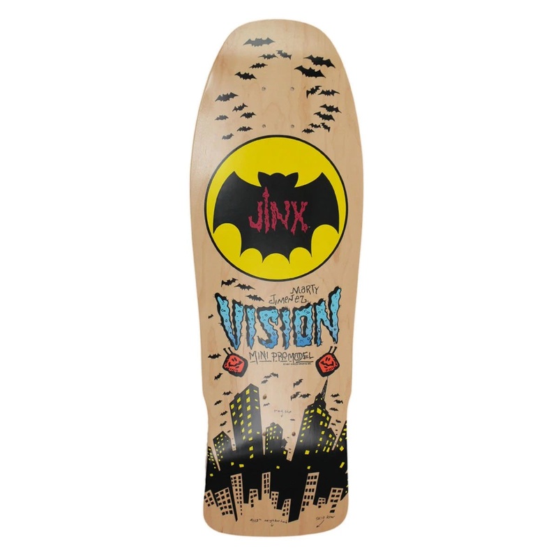 Vision Jinx Mini Modern Concave 10″ Skateboard Deck Natural