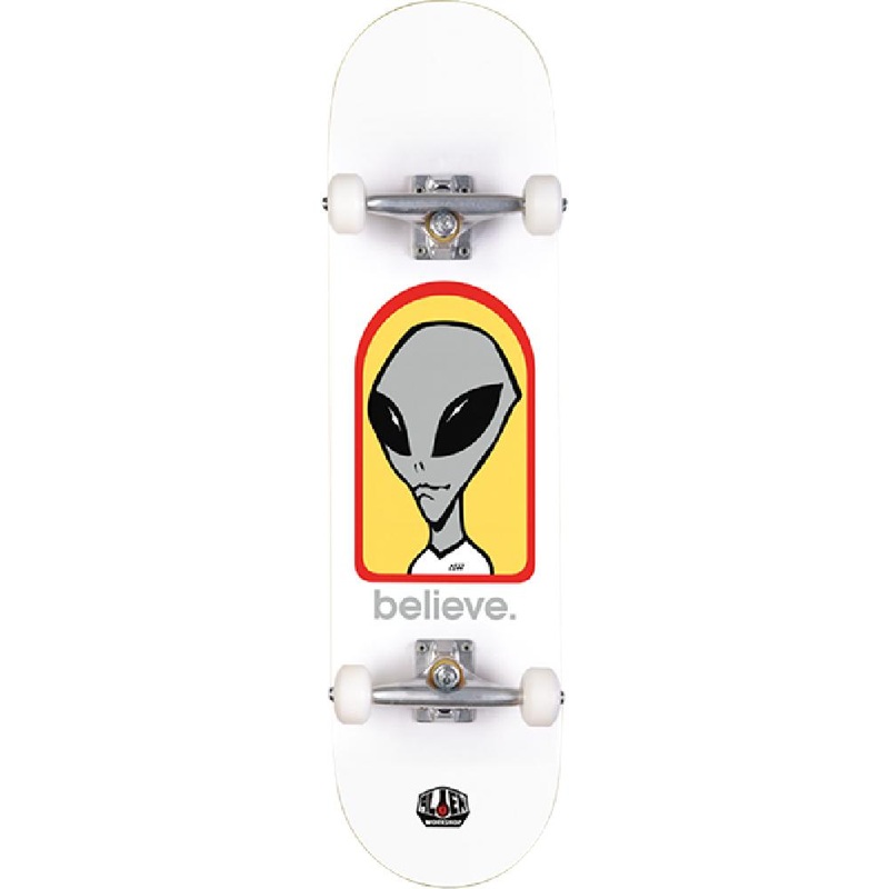 Alien Workshop Believe White 8.0″ Skateboard Complete
