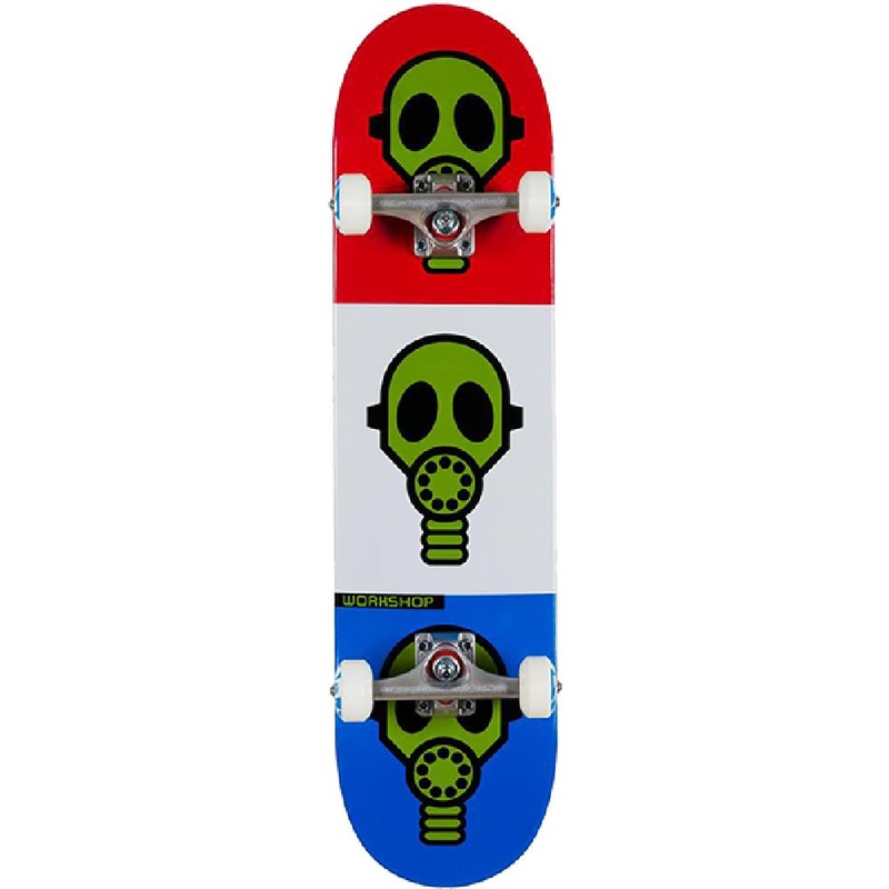 Alien Workshop Gas Mask Bright 8.0″ Skateboard Complete