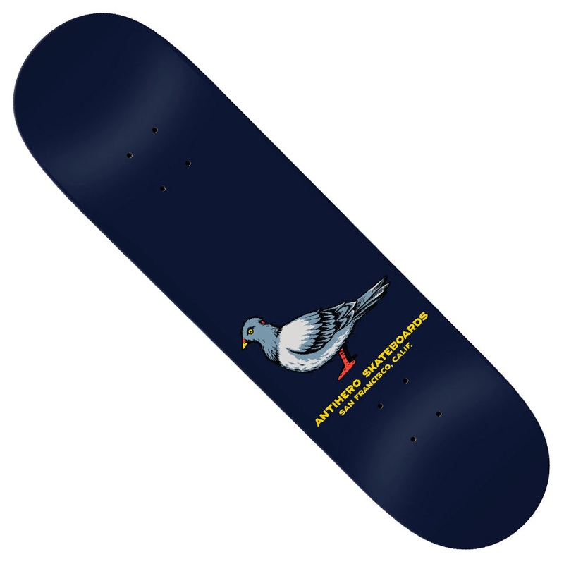 Anti Hero Team Pigeon Deck Navy 8.5 x 31.75 WB:14