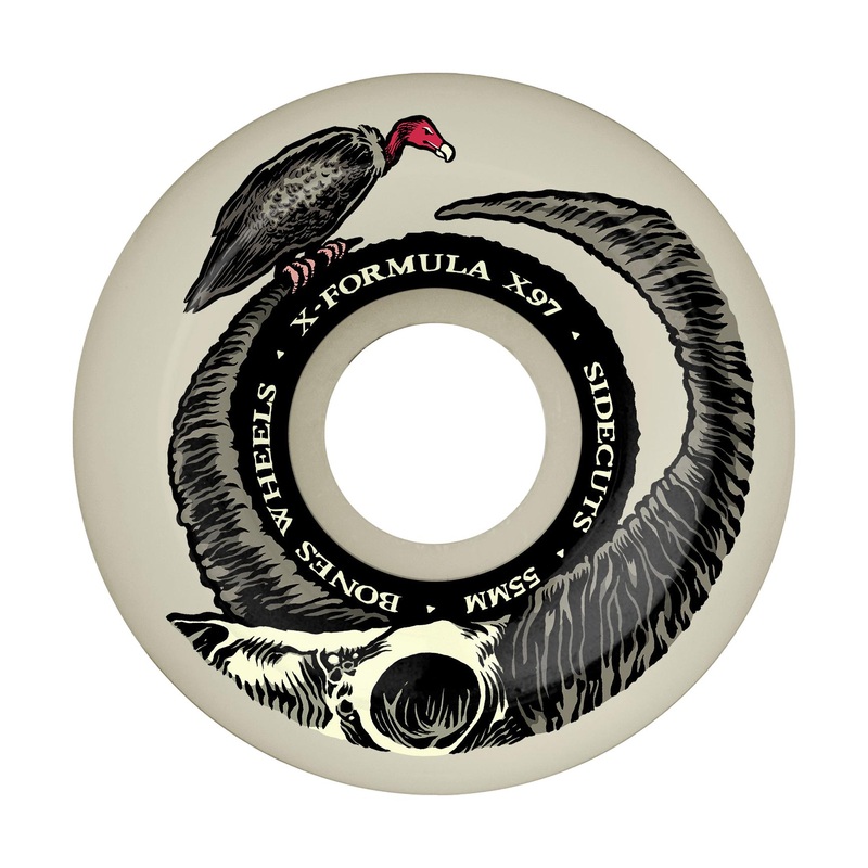 Bones Wheels XF Floor Horns 55mm 97a V5 Sidecut Wheels
