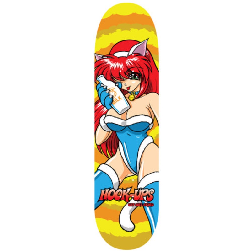 Hook-Ups OG Cat Girl Akiko Skateboard Deck 8.25″ 8.25″