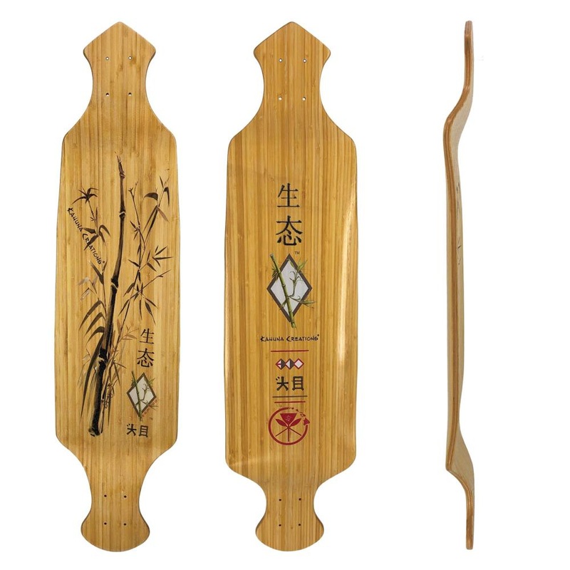 Kahuna Creations Bamboo 42″ Drop Down Longboard Deck Deck