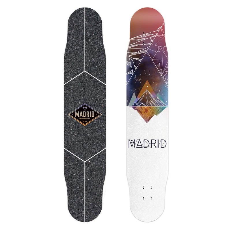 Madrid Space Mountain Fiberglass Pole 46″ Dancing Longboard Deck Deck Only
