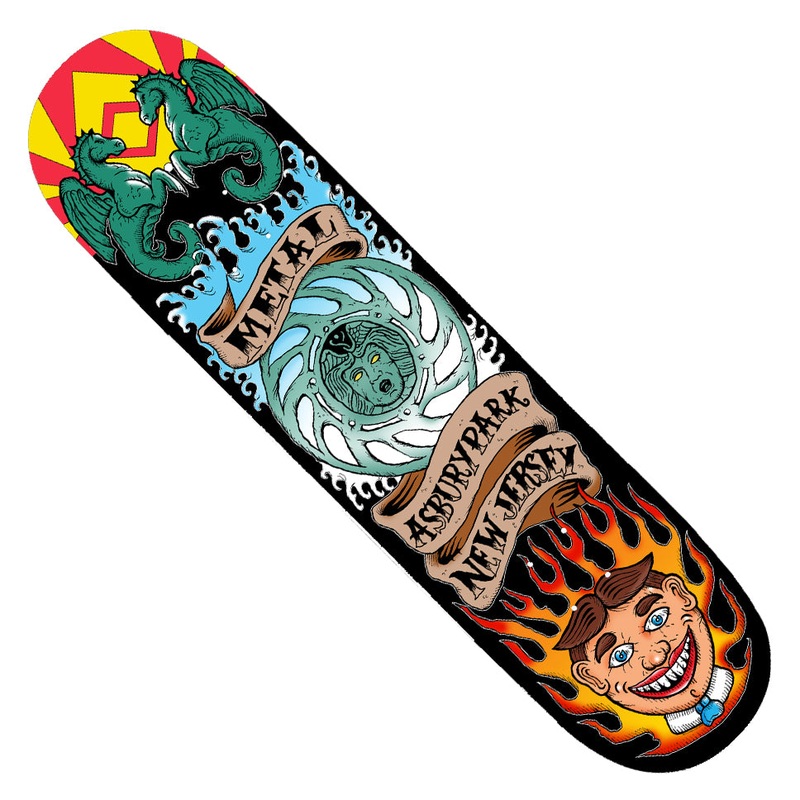 Metal Skateboards APNJ Deck Multicolor 8.5 x 31.94 WB:14.25