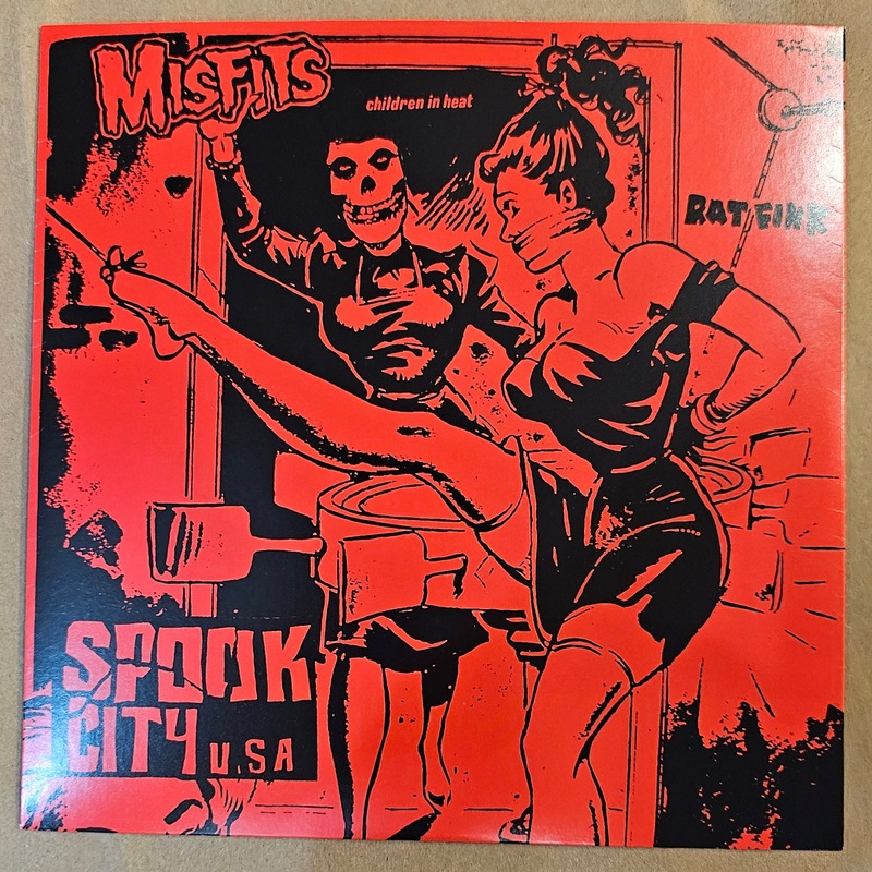 MISFITS – SPOOK CITY U.S.A. [Red Vinyl] 7″ *Unofficial Release*