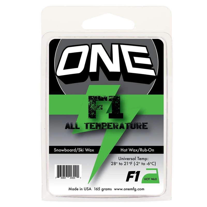 One MFG F1 HOT 165G Snowboard Wax