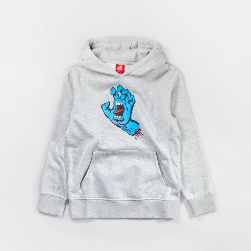Santa Cruz Youth Screaming Hand Hood – Heather Kids S