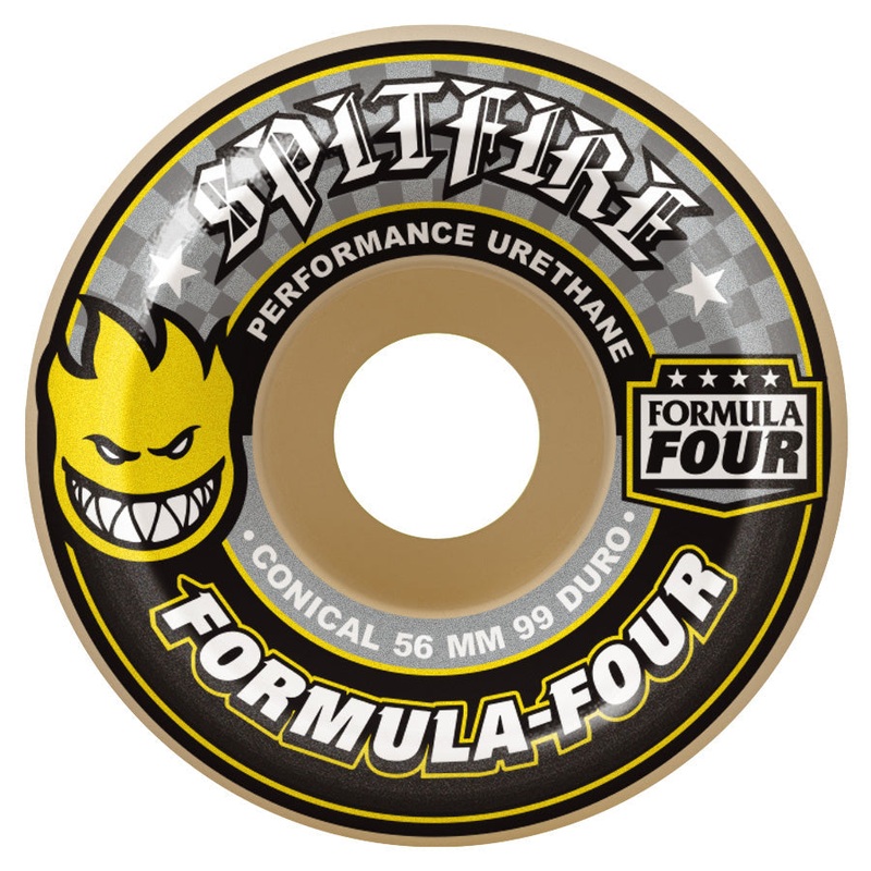 SpitFire F4 Conical 56mm 99a Skateboard Wheels