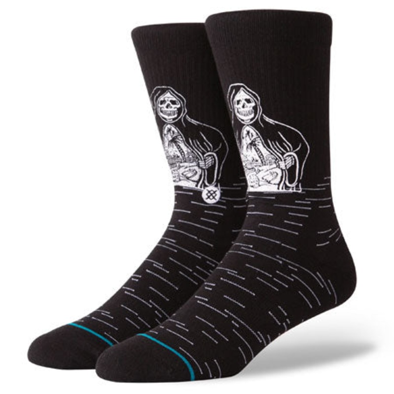 Stance Reaper Greeter Socks Black Large