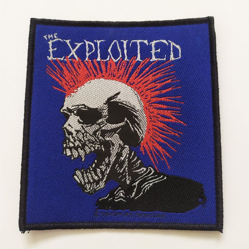 The Exploited – Skull Woven Music Patch