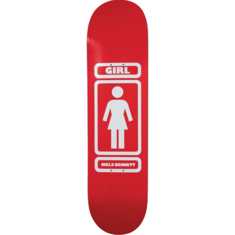The Girl Skateboard Company Niels Bennett Deck 8.25 in 8.25 X 31.75 in