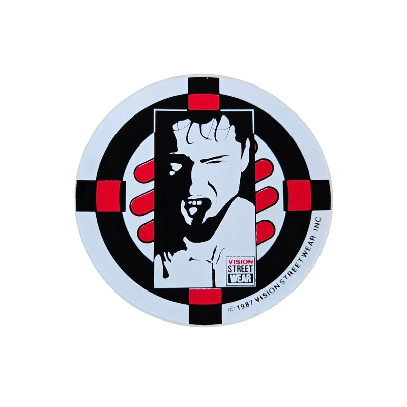 Vintage 80s VISION STREET WEAR STICKER – WHITE
