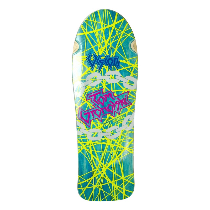 Vision Groholski Heavy Metal 9.75″ Skateboard Deck Turquoise