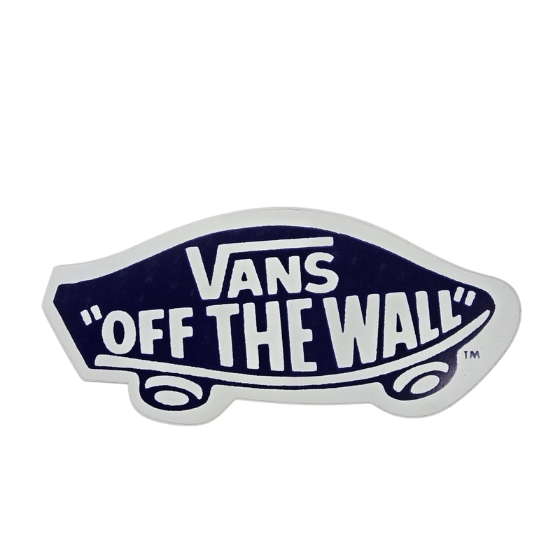 6″ Vintage 80s VANS Off The Wall sticker – DARK BLUE