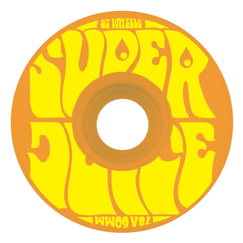 60mm Super Juice Orange 78a OJ Skateboard Wheels Orange 60mm