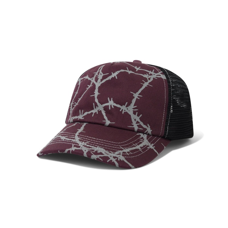 Butter Goods Wired Trucker Cap Wine