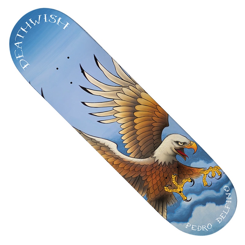 Deathwish Pedro Delfino Spirit Animal Deck Multicolor 8.5 x 31.75 WB:14.28