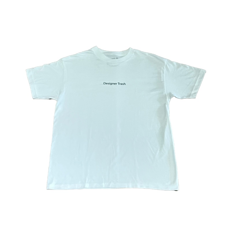 Designer Trash “Designer Trash” Tee – ( White ) Small