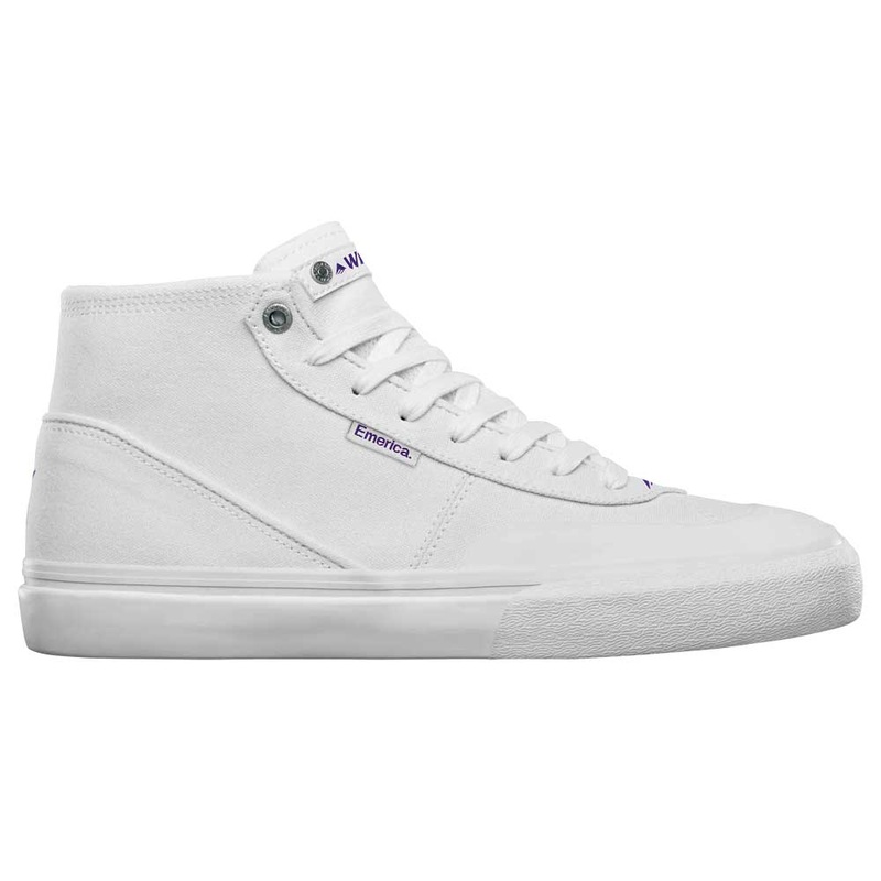 Emerica Winkowski Skate Shoes – White 6 White