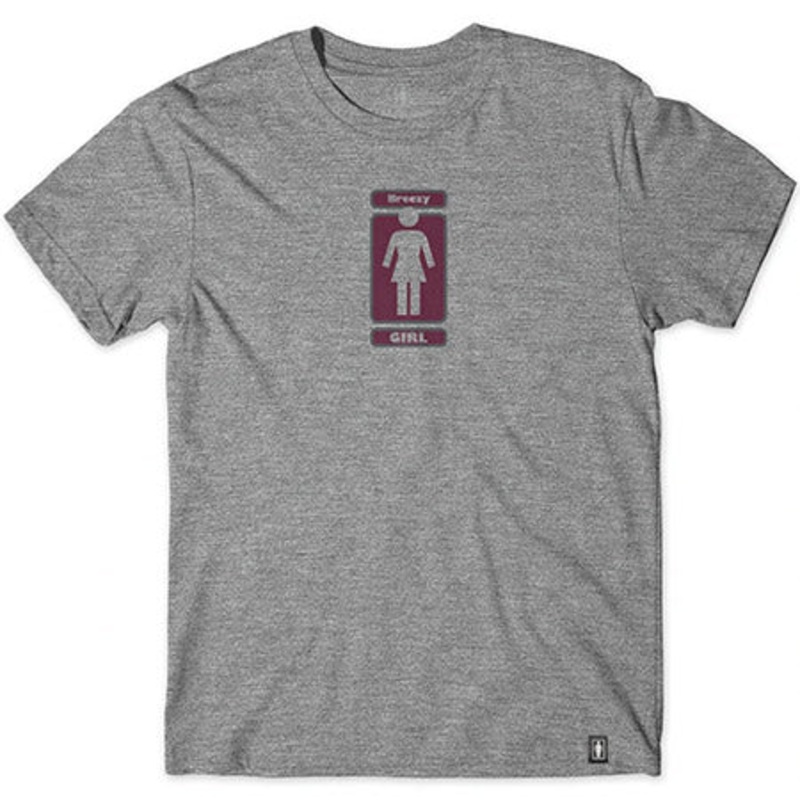 Girl Breezy OG T Shirt Athletic Heather Large