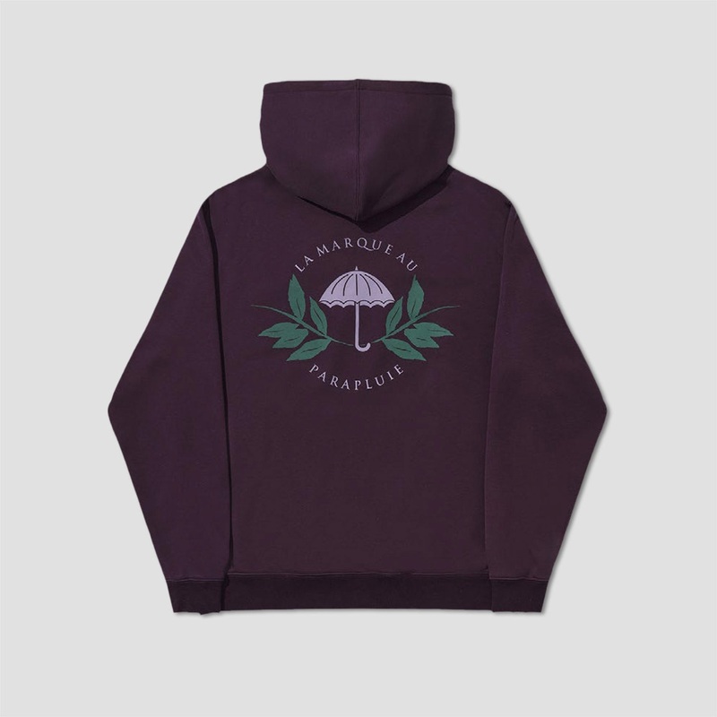 Helas La Marque Hoodie Dark Plum Small