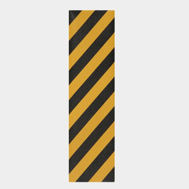 Jessup 33 x 9″ Griptape Sheet – Black / Yellow Stripe